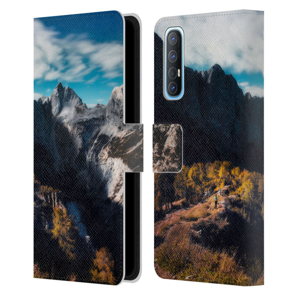 Patrik Lovrin Wanderlust In Awe Of The Mountains Leather Book Wallet Case Cover For OPPO Find X2 Neo 5G