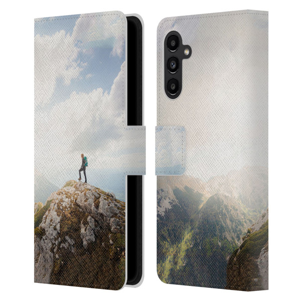 Patrik Lovrin Wanderlust Mountain Wanderer Leather Book Wallet Case Cover For Samsung Galaxy A13 5G (2021)