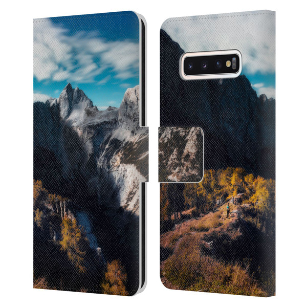 Patrik Lovrin Wanderlust In Awe Of The Mountains Leather Book Wallet Case Cover For Samsung Galaxy S10