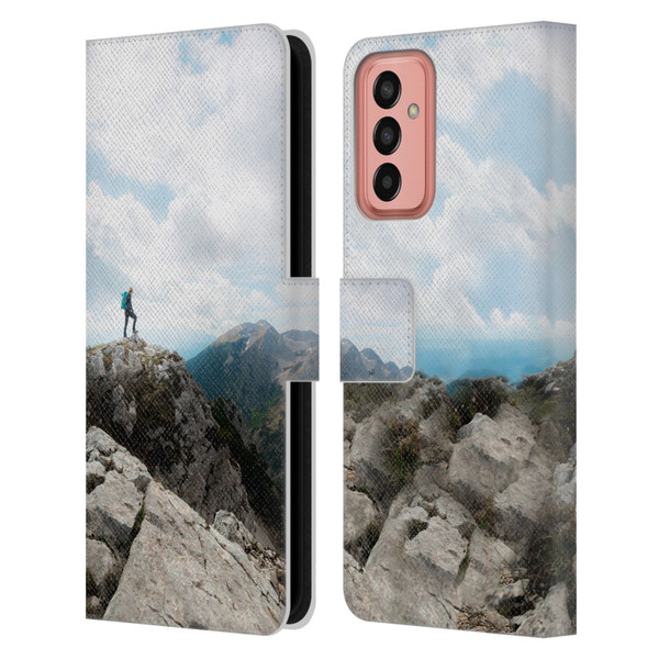 Patrik Lovrin Wanderlust Looking Over New Adventures Leather Book Wallet Case Cover For Samsung Galaxy M13 (2022)