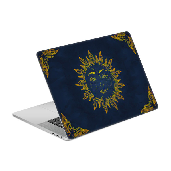 Haroulita Magick - Tarot - Mystical Gold Sun Moon Vinyl Sticker Skin Decal Cover for Apple MacBook Pro 15.4" A1707/A1990