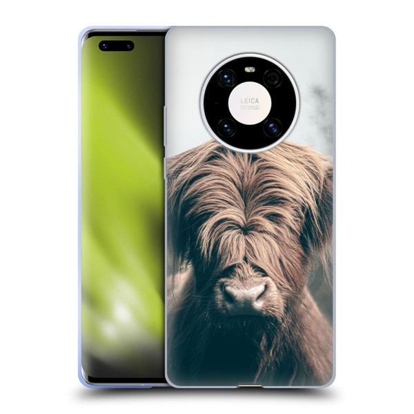 Patrik Lovrin Animal Portraits Highland Cow Soft Gel Case for Huawei Mate 40 Pro 5G