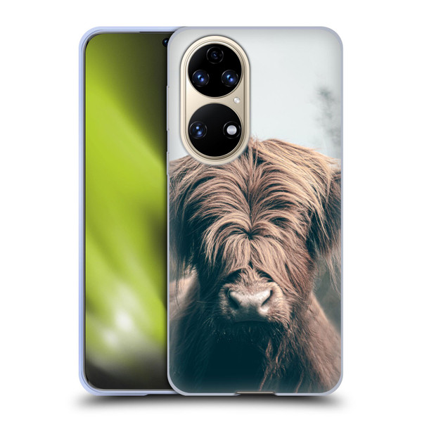 Patrik Lovrin Animal Portraits Highland Cow Soft Gel Case for Huawei P50