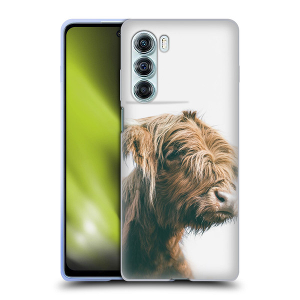 Patrik Lovrin Animal Portraits Majestic Highland Cow Soft Gel Case for Motorola Edge S30 / Moto G200 5G