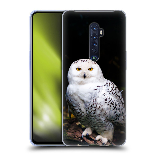 Patrik Lovrin Animal Portraits Majestic Winter Snowy Owl Soft Gel Case for OPPO Reno 2