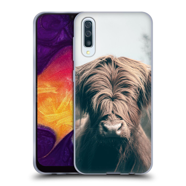 Patrik Lovrin Animal Portraits Highland Cow Soft Gel Case for Samsung Galaxy A50/A30s (2019)