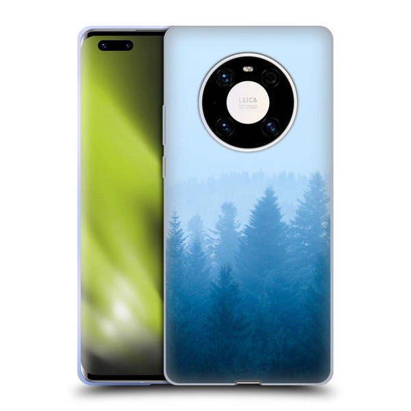 Patrik Lovrin Magical Foggy Landscape Fog Over Forest Soft Gel Case for Huawei Mate 40 Pro 5G