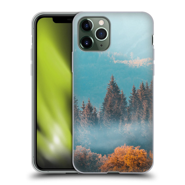 Patrik Lovrin Magical Foggy Landscape Autumn Forest Soft Gel Case for Apple iPhone 11 Pro