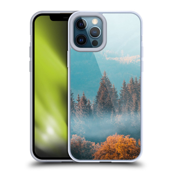 Patrik Lovrin Magical Foggy Landscape Autumn Forest Soft Gel Case for Apple iPhone 12 Pro Max