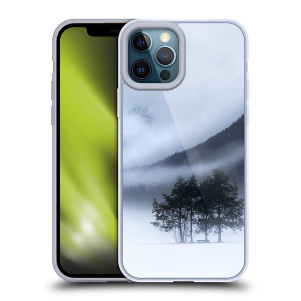 Patrik Lovrin Magical Foggy Landscape Fog, Mountains And A Tree Soft Gel Case for Apple iPhone 12 Pro Max