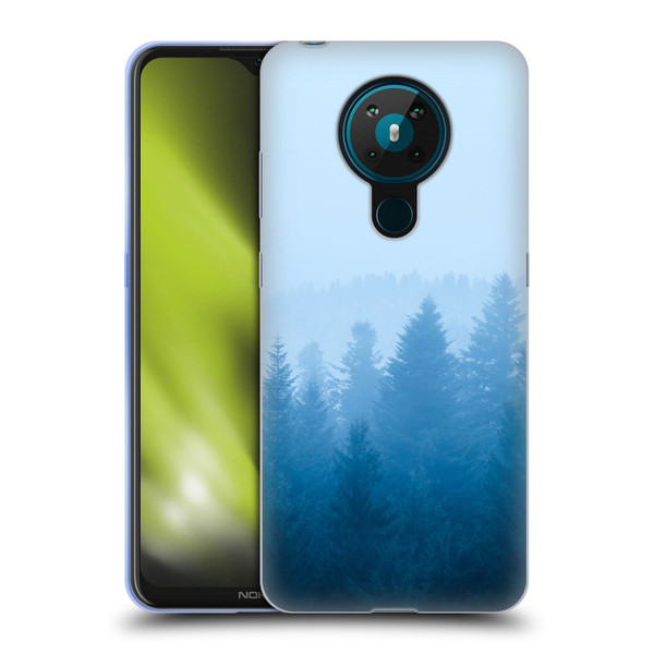Patrik Lovrin Magical Foggy Landscape Fog Over Forest Soft Gel Case for Nokia 5.3