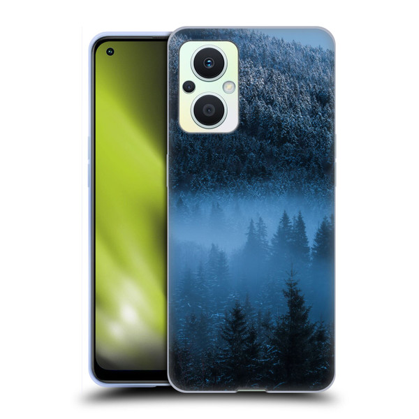 Patrik Lovrin Magical Foggy Landscape Magical Fog Over Snowy Forest Soft Gel Case for OPPO Reno8 Lite