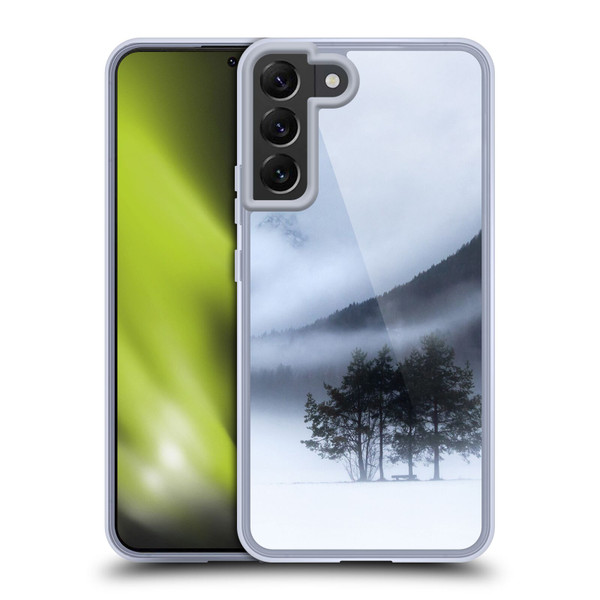 Patrik Lovrin Magical Foggy Landscape Fog, Mountains And A Tree Soft Gel Case for Samsung Galaxy S22+ 5G