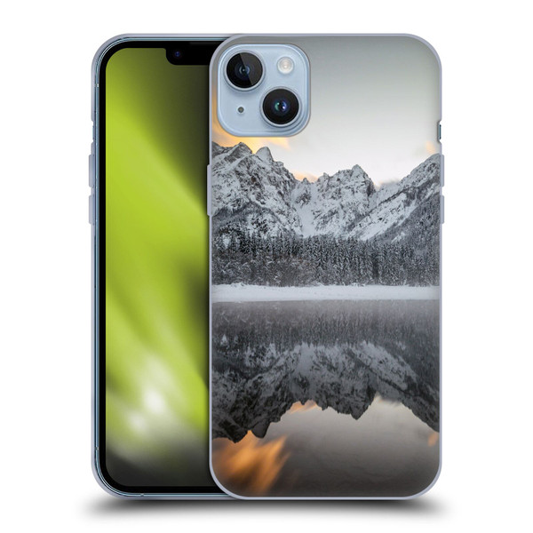 Patrik Lovrin Magical Lakes Sunset Clouds Over Mountains Soft Gel Case for Apple iPhone 14 Plus