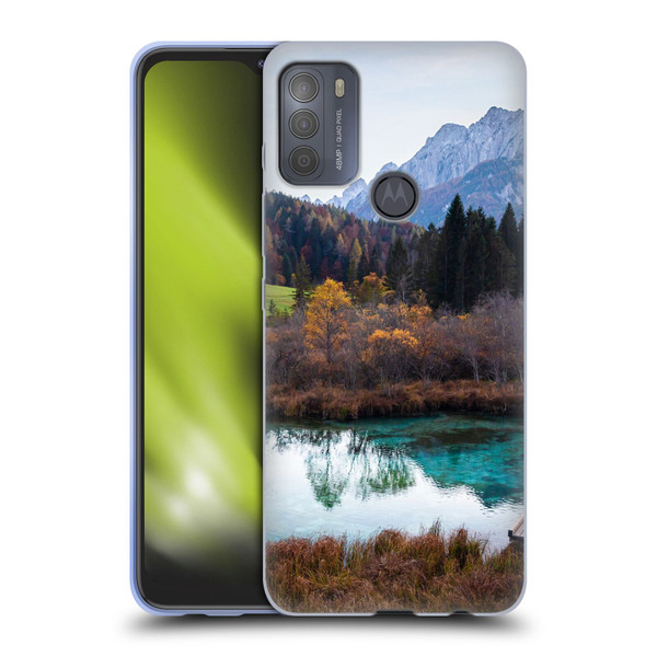 Patrik Lovrin Magical Lakes Zelenci, Slovenia In Autumn Soft Gel Case for Motorola Moto G50