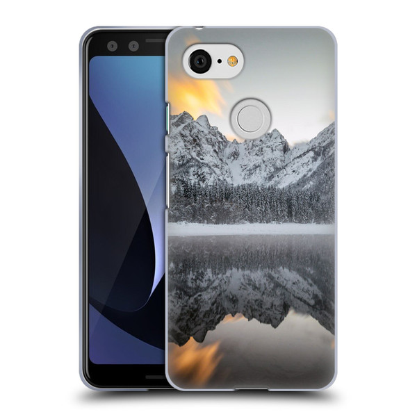 Patrik Lovrin Magical Lakes Sunset Clouds Over Mountains Soft Gel Case for Google Pixel 3