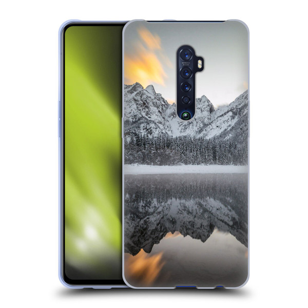 Patrik Lovrin Magical Lakes Sunset Clouds Over Mountains Soft Gel Case for OPPO Reno 2