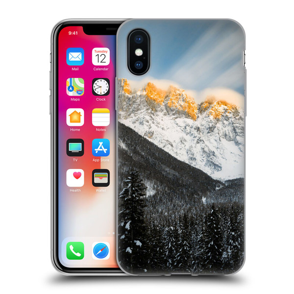 Patrik Lovrin Magical Sunsets Last Light On Slovenian Alps Soft Gel Case for Apple iPhone X / iPhone XS
