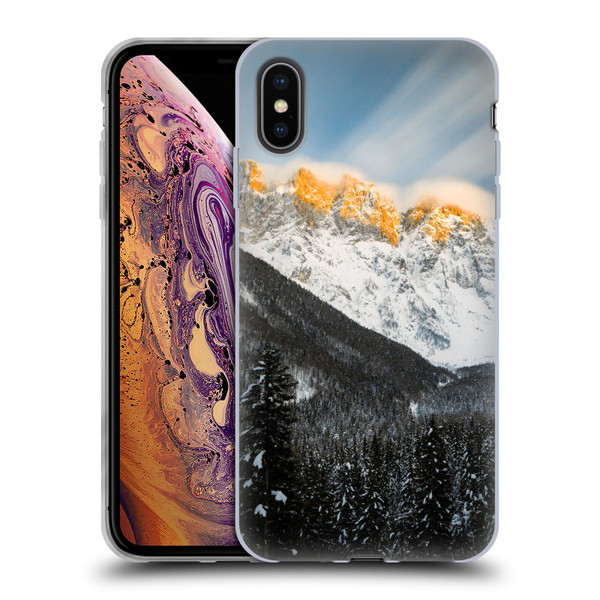 Patrik Lovrin Magical Sunsets Last Light On Slovenian Alps Soft Gel Case for Apple iPhone XS Max