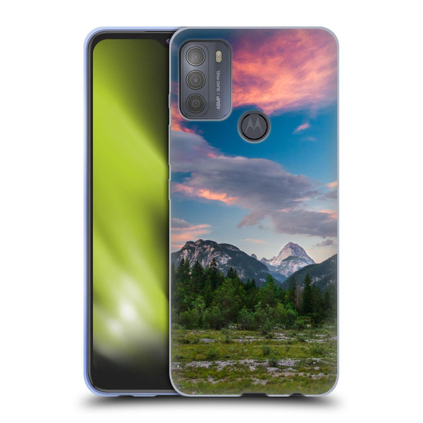 Patrik Lovrin Magical Sunsets Amazing Clouds Over Mountain Soft Gel Case for Motorola Moto G50