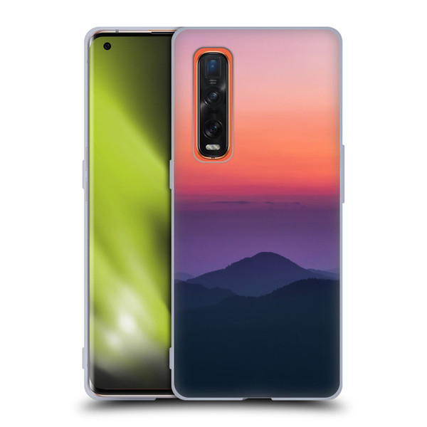 Patrik Lovrin Magical Sunsets Layers Soft Gel Case for OPPO Find X2 Pro 5G