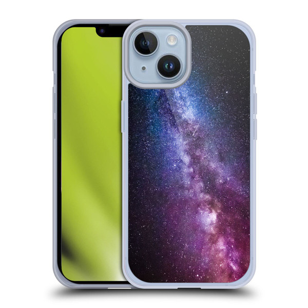 Patrik Lovrin Night Sky Milky Way Bright Colors Soft Gel Case for Apple iPhone 14
