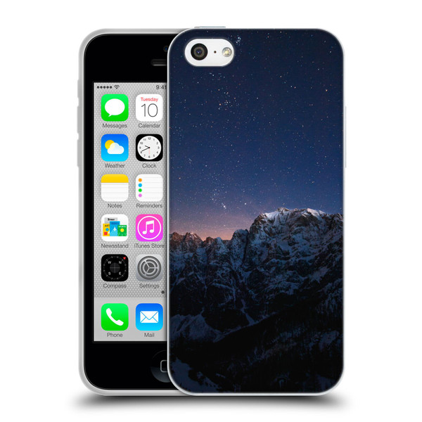 Patrik Lovrin Night Sky Stars Above Mountains Soft Gel Case for Apple iPhone 5c