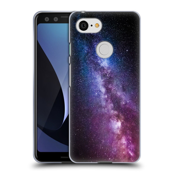 Patrik Lovrin Night Sky Milky Way Bright Colors Soft Gel Case for Google Pixel 3