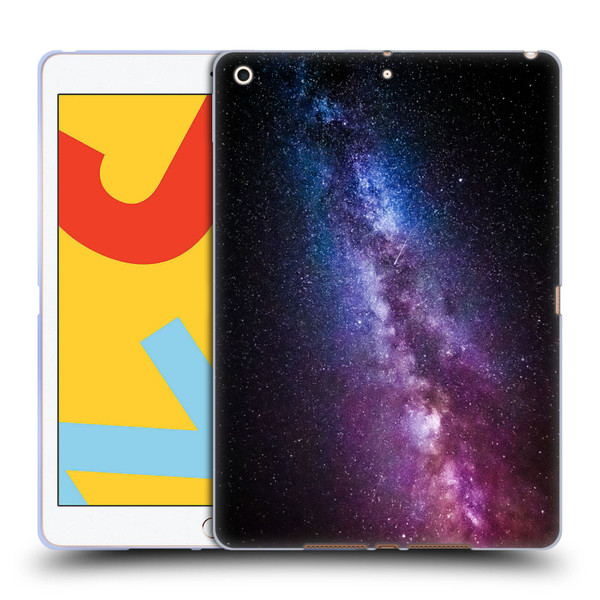 Patrik Lovrin Night Sky Milky Way Bright Colors Soft Gel Case for Apple iPad 10.2 2019/2020/2021
