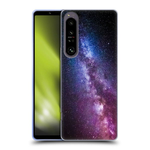 Patrik Lovrin Night Sky Milky Way Bright Colors Soft Gel Case for Sony Xperia 1 IV