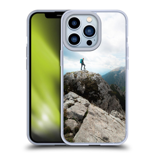 Patrik Lovrin Wanderlust Looking Over New Adventures Soft Gel Case for Apple iPhone 13 Pro