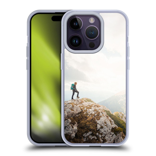 Patrik Lovrin Wanderlust Mountain Wanderer Soft Gel Case for Apple iPhone 14 Pro