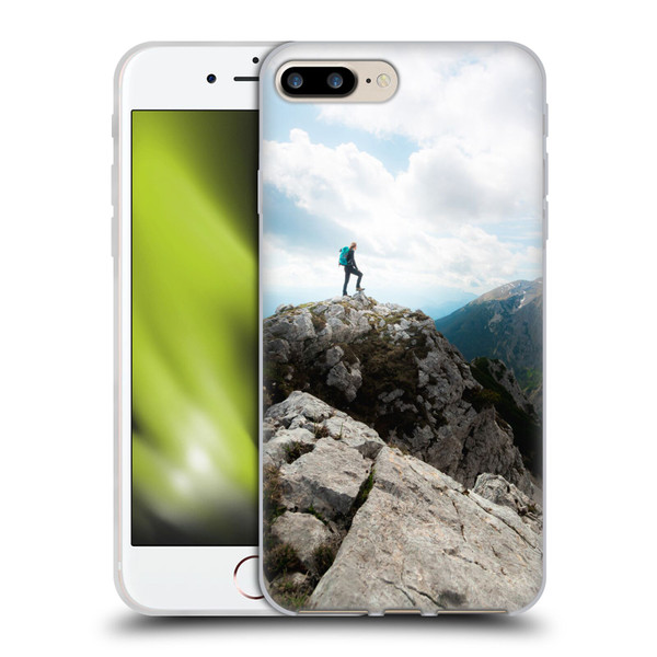 Patrik Lovrin Wanderlust Looking Over New Adventures Soft Gel Case for Apple iPhone 7 Plus / iPhone 8 Plus