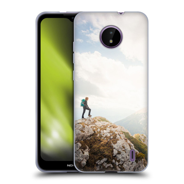 Patrik Lovrin Wanderlust Mountain Wanderer Soft Gel Case for Nokia C10 / C20