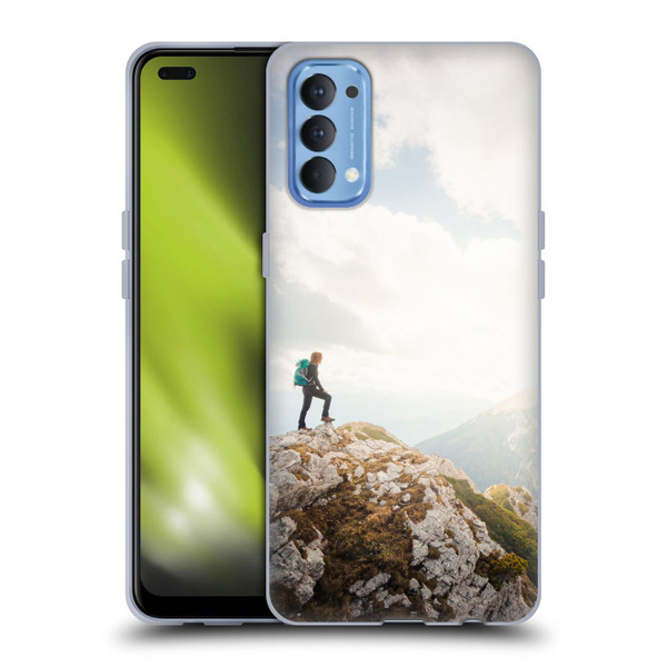 Patrik Lovrin Wanderlust Mountain Wanderer Soft Gel Case for OPPO Reno 4 5G