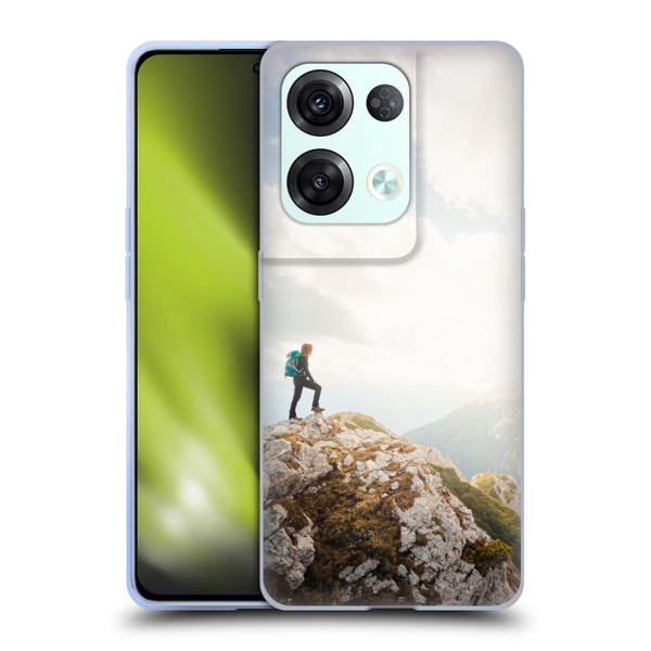 Patrik Lovrin Wanderlust Mountain Wanderer Soft Gel Case for OPPO Reno8 Pro