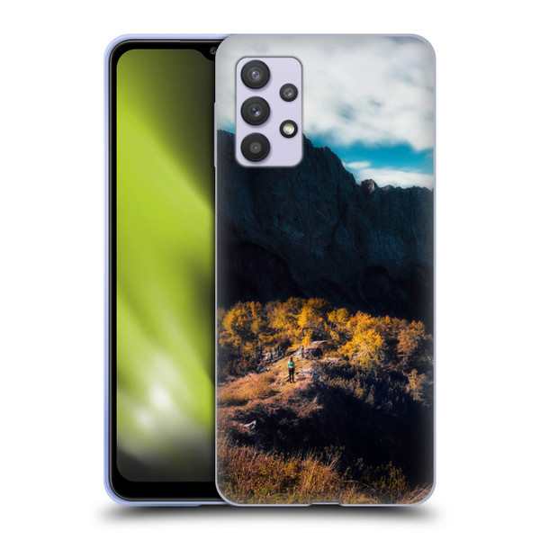 Patrik Lovrin Wanderlust In Awe Of The Mountains Soft Gel Case for Samsung Galaxy A32 5G / M32 5G (2021)