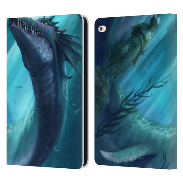 Piya Wannachaiwong Dragons Of Sea And Storms Dragon Of Atlantis Leather Book Wallet Case Cover For Apple iPad Air 2 (2014)