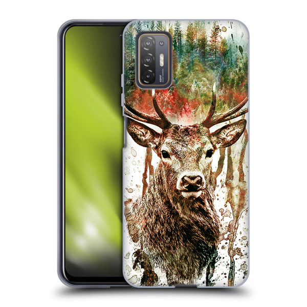 Riza Peker Animals Deer Soft Gel Case for HTC Desire 21 Pro 5G