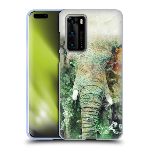 Riza Peker Animals Elephant Soft Gel Case for Huawei P40 5G