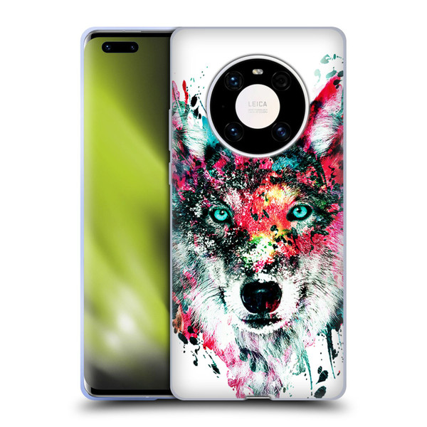 Riza Peker Animals Wolf Soft Gel Case for Huawei Mate 40 Pro 5G