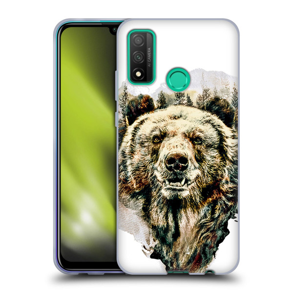 Riza Peker Animals Bear Soft Gel Case for Huawei P Smart (2020)