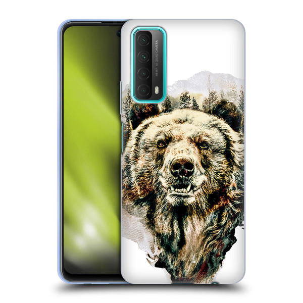 Riza Peker Animals Bear Soft Gel Case for Huawei P Smart (2021)