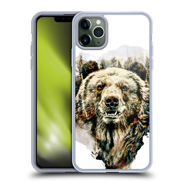 Riza Peker Animals Bear Soft Gel Case for Apple iPhone 11 Pro Max