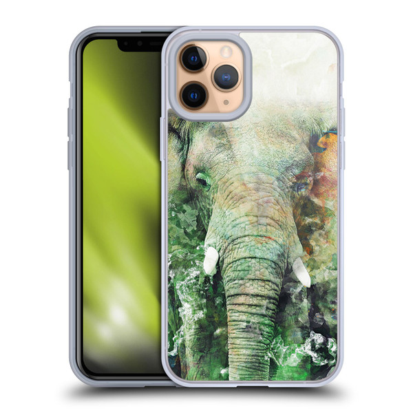 Riza Peker Animals Elephant Soft Gel Case for Apple iPhone 11 Pro