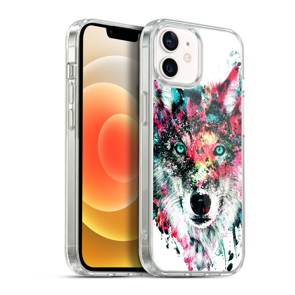 Riza Peker Animals Wolf Soft Gel Case for Apple iPhone 12 / iPhone 12 Pro & MagSafe