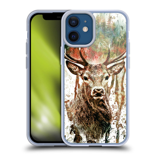 Riza Peker Animals Deer Soft Gel Case for Apple iPhone 12 Mini