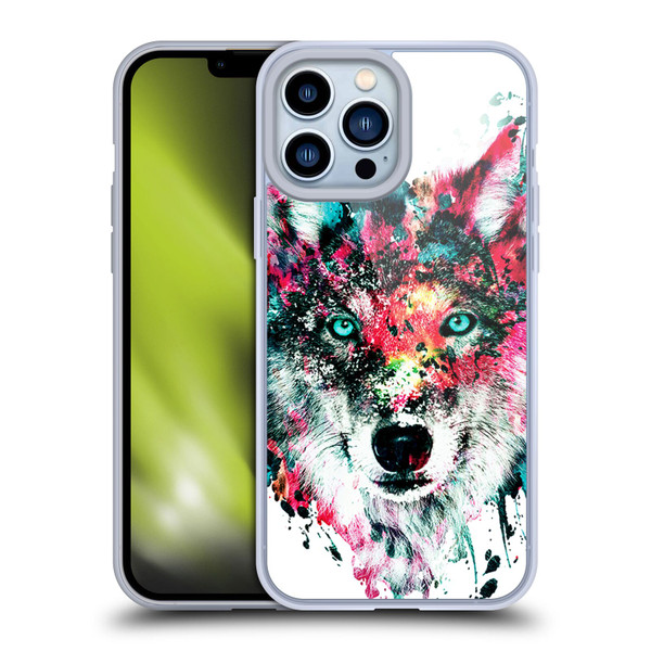 Riza Peker Animals Wolf Soft Gel Case for Apple iPhone 13 Pro Max
