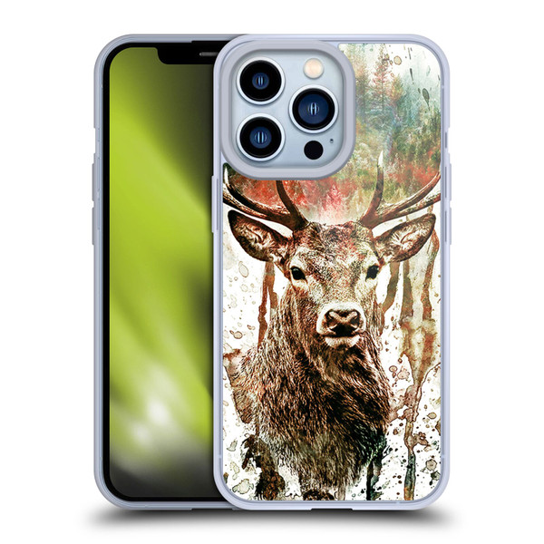 Riza Peker Animals Deer Soft Gel Case for Apple iPhone 13 Pro