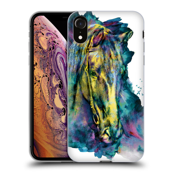 Riza Peker Animals Horse Soft Gel Case for Apple iPhone XR